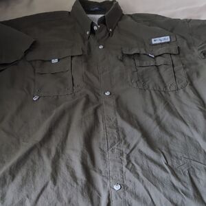 Columbia Men's Forest Green Shirt Jacket